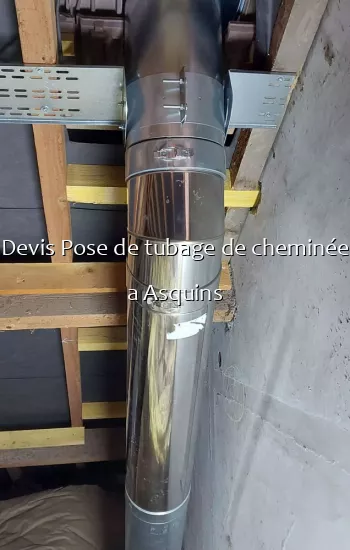 Devis Pose de tubage de cheminée a Asquins