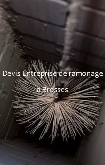 Devis Entreprise de ramonage a Brosses