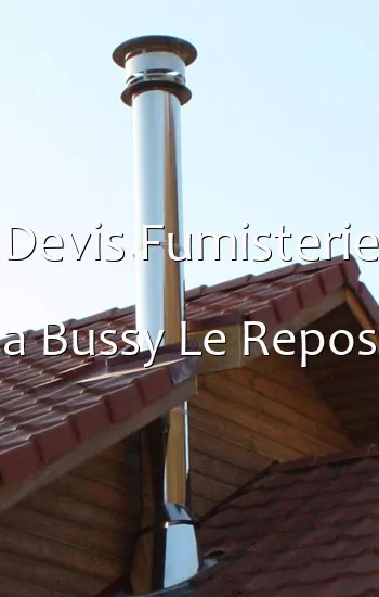 Devis Fumisterie a Bussy Le Repos