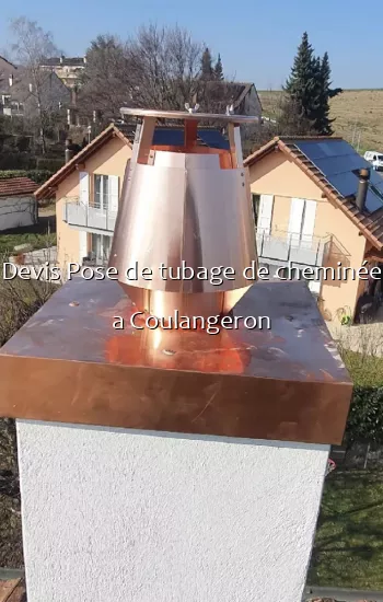 Devis Pose de tubage de cheminée a Coulangeron