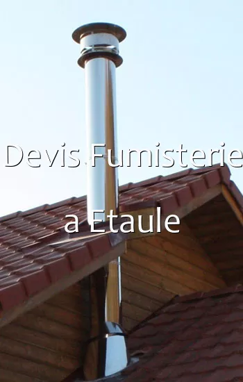 Devis Fumisterie a Etaule