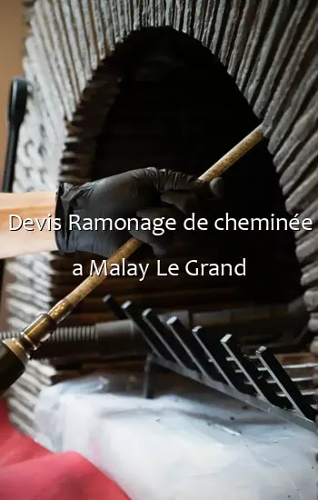 Devis Ramonage de cheminée a Malay Le Grand