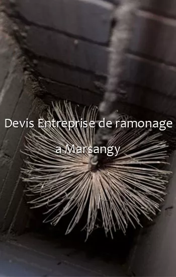 Devis Entreprise de ramonage a Marsangy