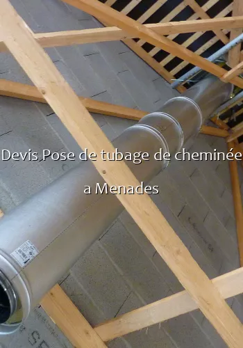 Devis Pose de tubage de cheminée a Menades