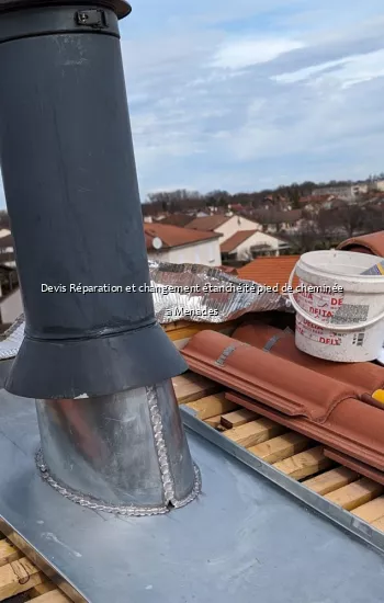 Devis Réparation et changement étanchéité pied de cheminée a Menades