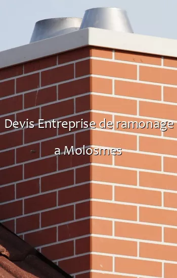 Devis Entreprise de ramonage a Molosmes