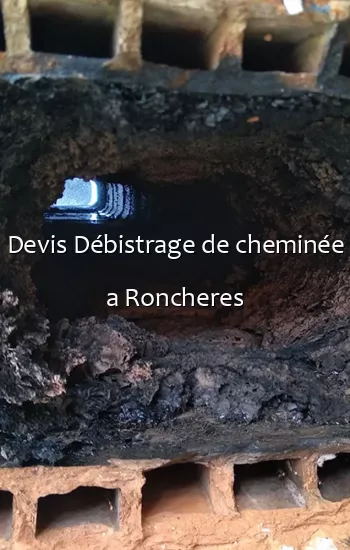 Devis Débistrage de cheminée a Roncheres