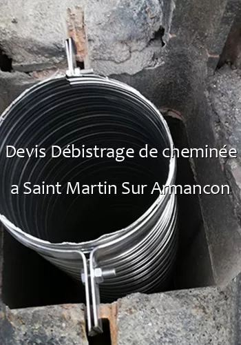 Devis Débistrage de cheminée a Saint Martin Sur Armancon