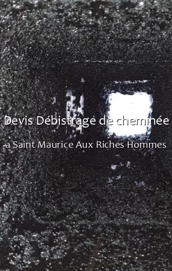 Devis Débistrage de cheminée a Saint Maurice Aux Riches Hommes