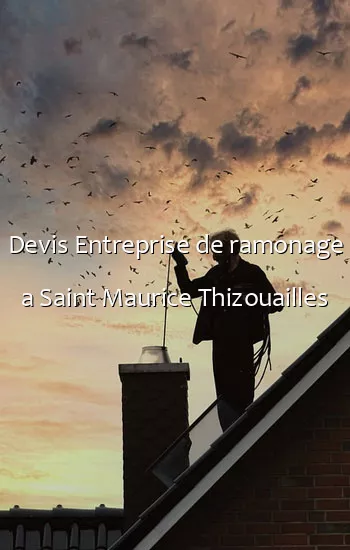Devis Entreprise de ramonage a Saint Maurice Thizouailles