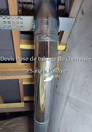 Devis Pose de tubage de cheminée a Sainte Pallaye